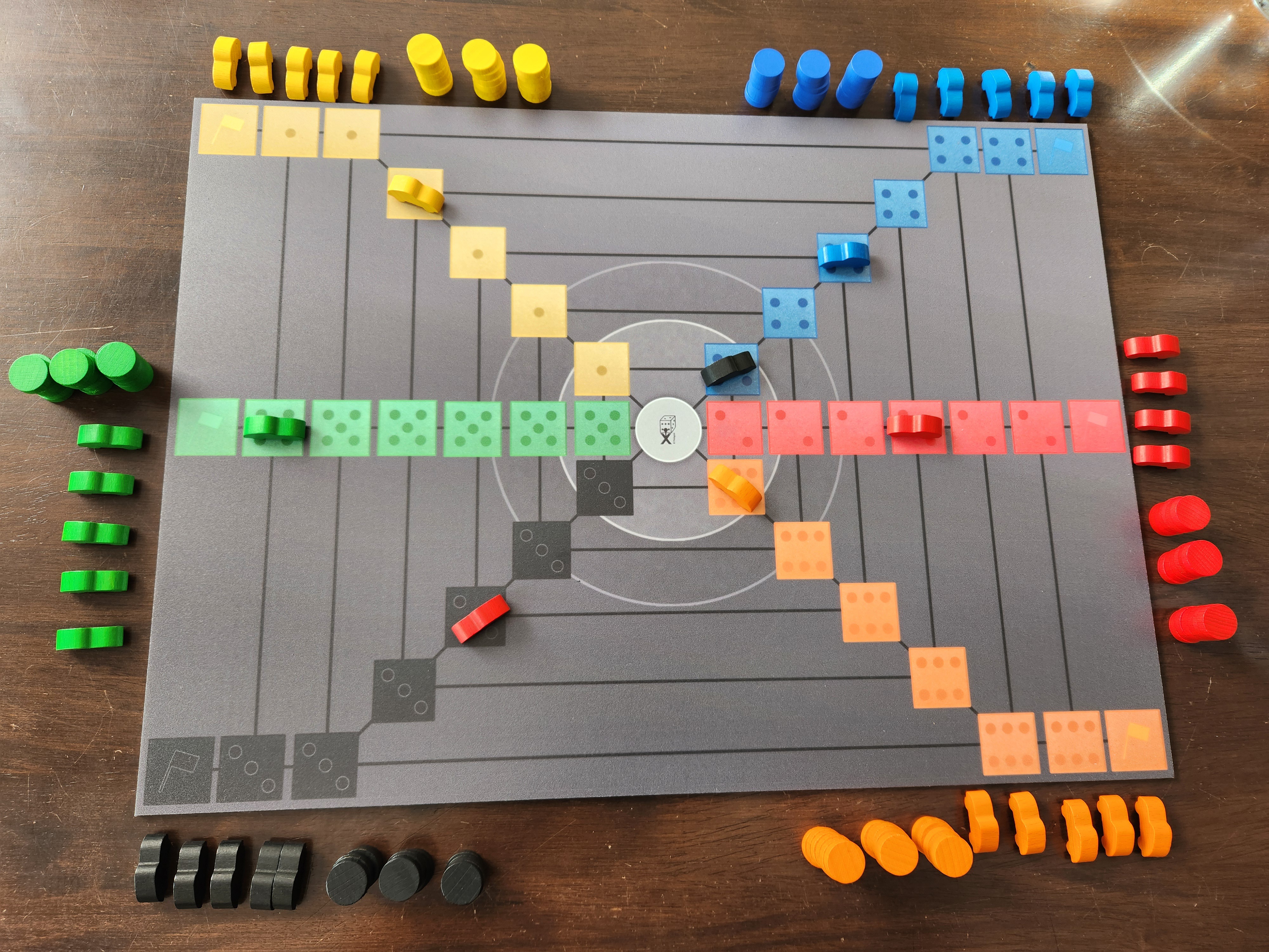 6 spurig Kreisverkehr