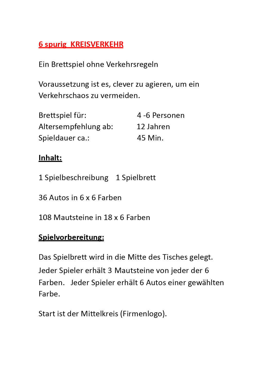 6 spurig Kreisverkehr