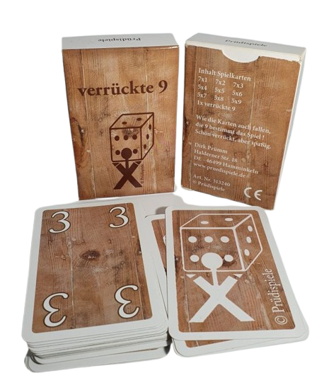 Kartenspiel "verrückte 9" 2er Pack